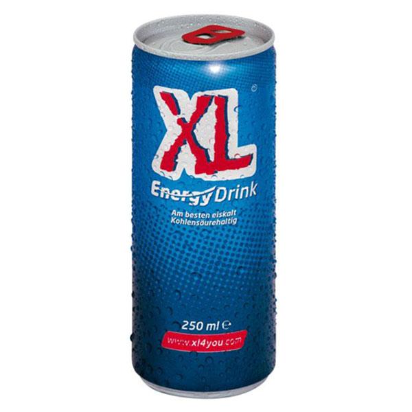 XL Energy Drink Cans 250ml - Pack de 24