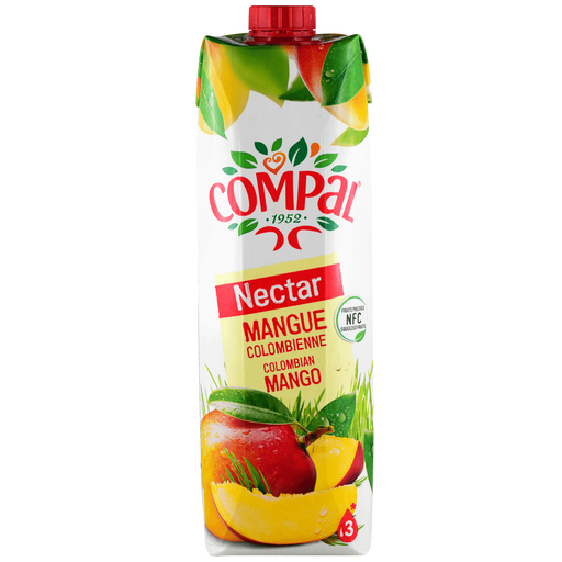 Nectar de Mangue Compal 1l - Pack de 12