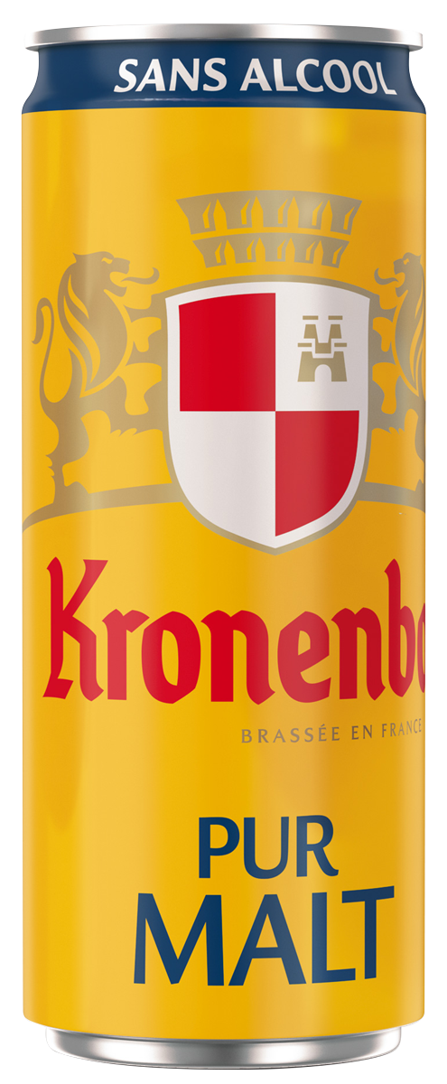 Bière Pure Malt Kronenbourg Sans Alcool 33cl - Pack de 24