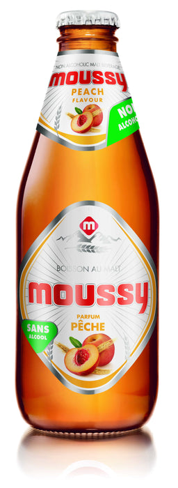 Bière Moussy Krony Pêche 33cl - Pack de 24