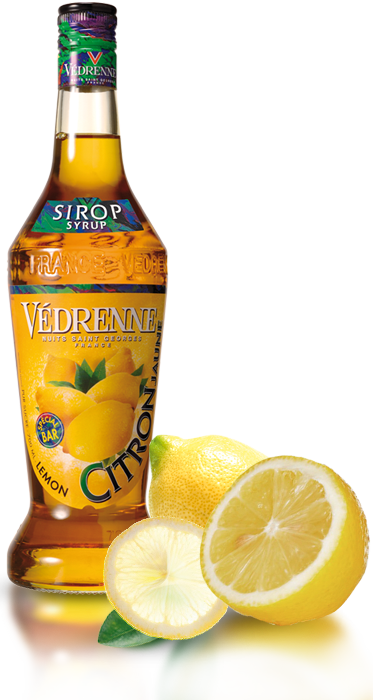 Sirop Citron Jaune Vedrenne 70cl - Pack de 6