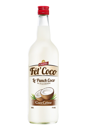 Punch Fet Coco Crème Chatel 100cl - Pack de 12
